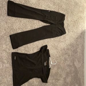 Greys anatomy XS set black scrubs.